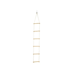 Afbeeldingen van Touwladder met houten sporten