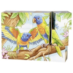 Goki Houten kubuspuzzel Australische Dieren (57418)
