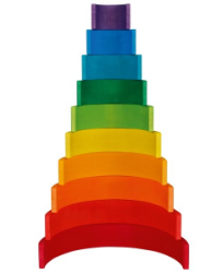 Goki Evolution Houten Regenboog bouwbogen (58478)