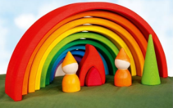 Goki Evolution Houten Regenboog bouwbogen (58478)