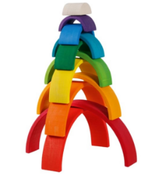 Goki Evolution Houten Regenboog bouwbogen (58478)