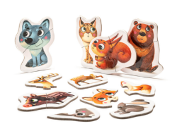 Puzzlika 8-in-1 Bergdieren Puzzel (14798)