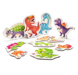 Puzzlika 8-in-1 Dinosaurus Puzzel (15252)
