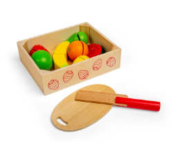 Bigjigs Houten Kistje met Snijfruit (BJ472)