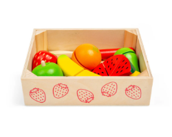 Bigjigs Houten Kistje met Snijfruit (BJ472)