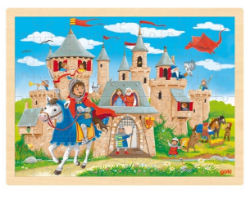 Goki Houten Legpuzzel – Ridderkasteel (Art.nr. 57335)
