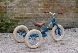 Picture of Trybike Steel - Ombouwwiel voor stalen vintage fiets, witte band  