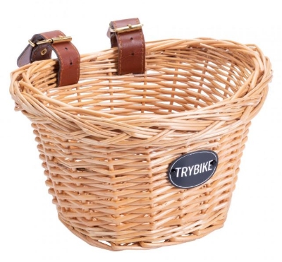 Trybike steel fietsmandje rotan