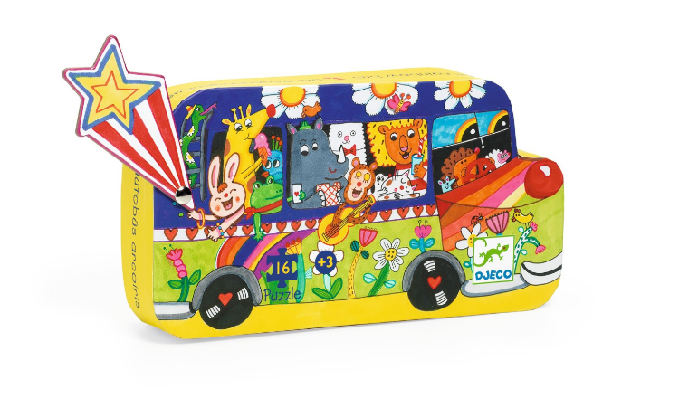 Puzzel Regenboogbus DJ07272