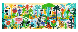 Djeco Gallery Jungle – panorama legpuzzel van 100 stukjes – vanaf 5 jaar