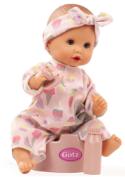 Afbeeldingen van SALE!!!  Pop Götz Babypop 30 cm Sleepy Aquini meisje Gotz