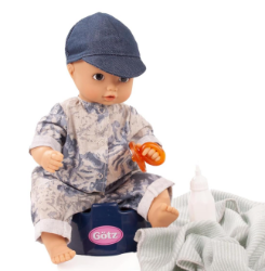 Afbeeldingen van SALE!!!  Pop Götz Babypop 33 cm Aquini jongen Gotz
