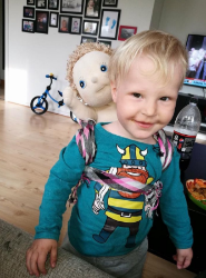Afbeeldingen van SALE!!!  Pop Rubensbarn Baby Erik gekleed 45 cm vanaf 0 jaar