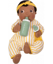 Afbeeldingen van SALE!!!  Pop Rubensbarn tut-drinkfles en speentje stof  in cadeaudoos