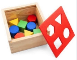 Afbeeldingen van SALE!!!  Baby-Peuter Klassieke vormenstoof hout