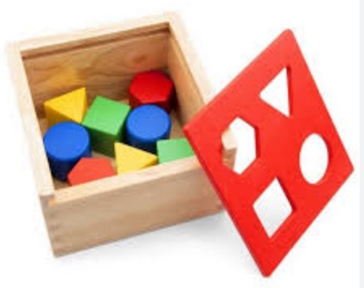 Image de SALE!!!  Baby-Peuter Klassieke vormenstoof hout