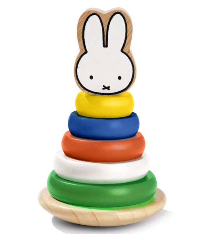 Picture of Bambolino Toys Nijntje Houten Stapeltoren - Wiebeltoren - 1jr+ - Duurzaam Hout