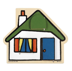 Afbeeldingen van Nijntje ben je thuis? Houten Speelhuisje  1+ Bambolino Toys