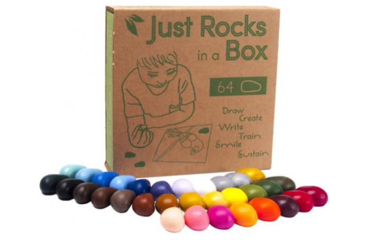 Image de Crayon Rocks Crayonbox 4x16 kleuren - Ergonomische Wasco Krijtjes - 3jr+