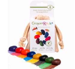 Image de Crayon Rocks Cotton Muslin 8 kleuren - Ergonomische Wasco Krijtjes - 3+