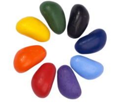 Bild von Crayon Rocks Cotton Muslin 8 kleuren - Ergonomische Wasco Krijtjes - 3jr+