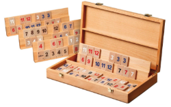 Picture of Rummy spel in beukenhouten kist, vanaf 6 jaar - Philos