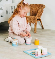 Afbeeldingen van Theeserviesje tea-for-2 100% FSC hout - Bigjigs - 18 mnd+