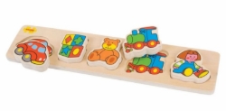 Afbeeldingen van Puzzel grote stukken hout - Speelgoed - Bigjigs - vanaf 1 jaar