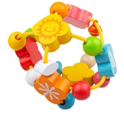 Afbeeldingen van Baby Activitybal, grijpspeelgoed - Bigjigs - vanaf 3 maanden