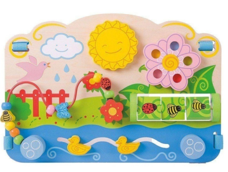 Picture of Bigjigs Houten Baby Activity Center Bloem & Zon - Educatief - 6m+
