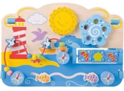 Afbeeldingen van Houten Baby Activity Centre Zee - Bigjigs - 6mnd+