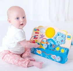Afbeeldingen van Houten Baby Activity Centre Zee - Bigjigs - 6mnd+