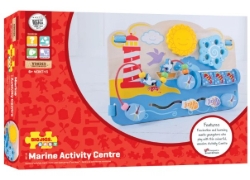 Afbeeldingen van Houten Baby Activity Centre Zee - Bigjigs - 6mnd+