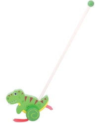 Picture of Duwstok-Loopstok Flappende T-Rex Dino - Bigjigs - Vanaf 1 jaar