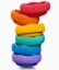 Afbeeldingen van Stapelstein Original set van 6 Rainbow Classic Mini - Creatief Spel & Beweging - 1jr+