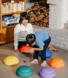 Image de Stapelstein Original set van 6 Rainbow Classic - Creatief Spel & Beweging - 1jr+