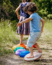 Bild von Stapelstein Balance Board Roze Classic - Creatief Spel & Beweging - 1jr+