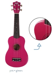 Bild von Calista Ukelele Roze met glitter - 4jr+