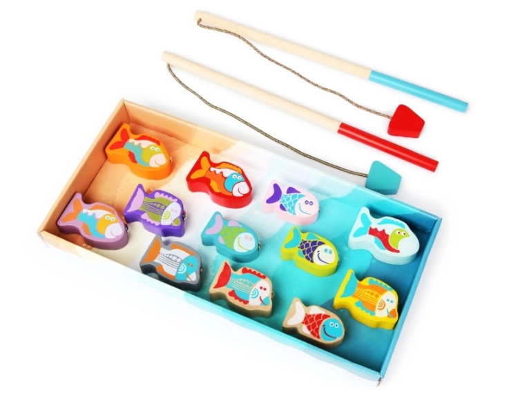 Picture of Cubika Houten Visspel – Magnetisch Educatief Speelgoed 2+ jaar