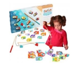 Picture of Cubika Houten Visspel – Magnetisch Educatief Speelgoed 2+ jaar