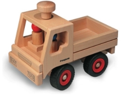 Picture of Fagus Unimog - Duurzaam Houten Auto met 2 poppetjes - 2jr+