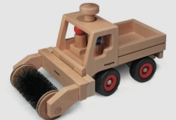 Picture of Fagus Unimog - Duurzaam Houten Auto met 2 poppetjes - 2jr+