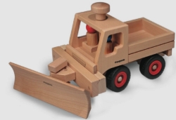Picture of Fagus Unimog - Duurzaam Houten Auto met 2 poppetjes - 2jr+