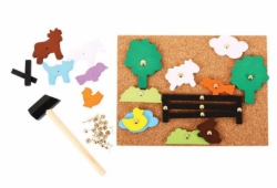 Bild von Bigjigs Hamertje tik Boerderij – Creatief Houten Spel – 3+ jaar