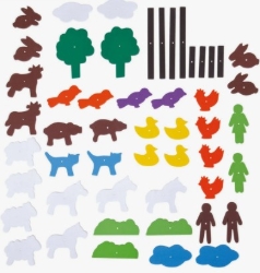 Bild von Bigjigs Hamertje tik Boerderij – Creatief Houten Spel – 3+ jaar