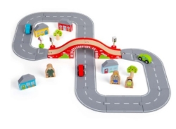Picture of Bigjigs Houten Autoweg Startset – 36-delig, Auto’s & Viaduct – Vanaf 3 Jaar