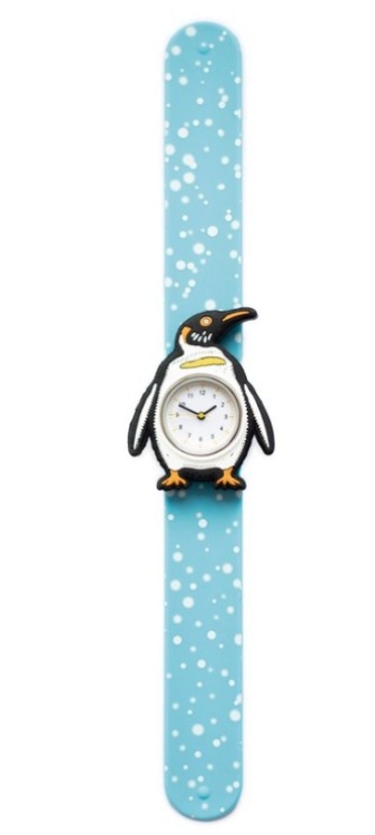 Bild von Mava Slap-on Horloge Pinguïn – Slap-on Kids Watch – vanaf 6 jaar