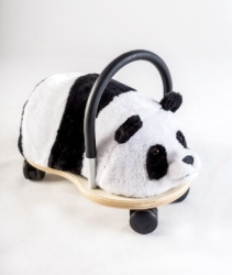 Afbeeldingen van Wheelybug Hoes Panda Small – zachte pluche hoes voor loopwagen