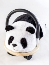 Afbeeldingen van Wheelybug Hoes Panda Small – zachte pluche hoes voor loopwagen