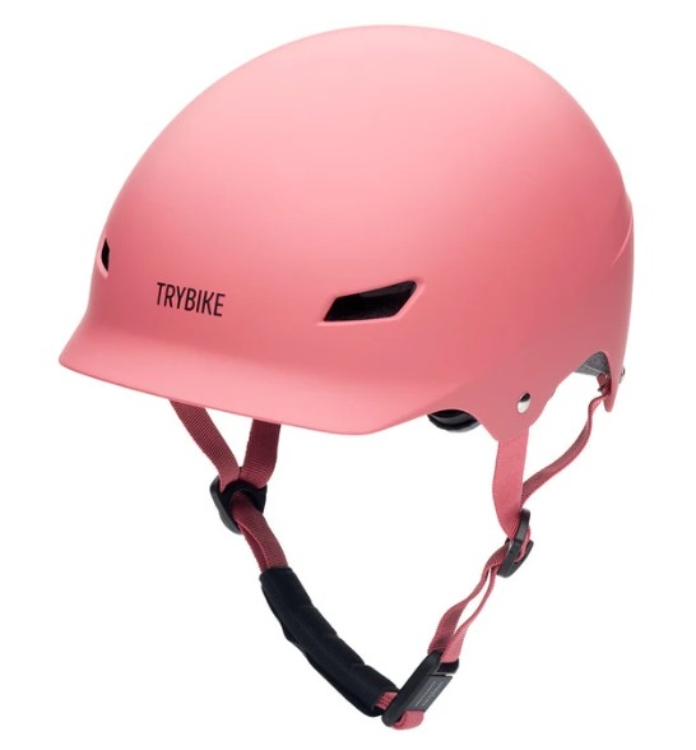 Bild von Trybike CoConuts Fietshelm S/M Roze - Veilig & Verstelbaar – Vanaf ca. 5 jaar